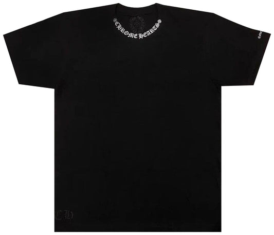 Chrome Hearts Neck Script Tee Black