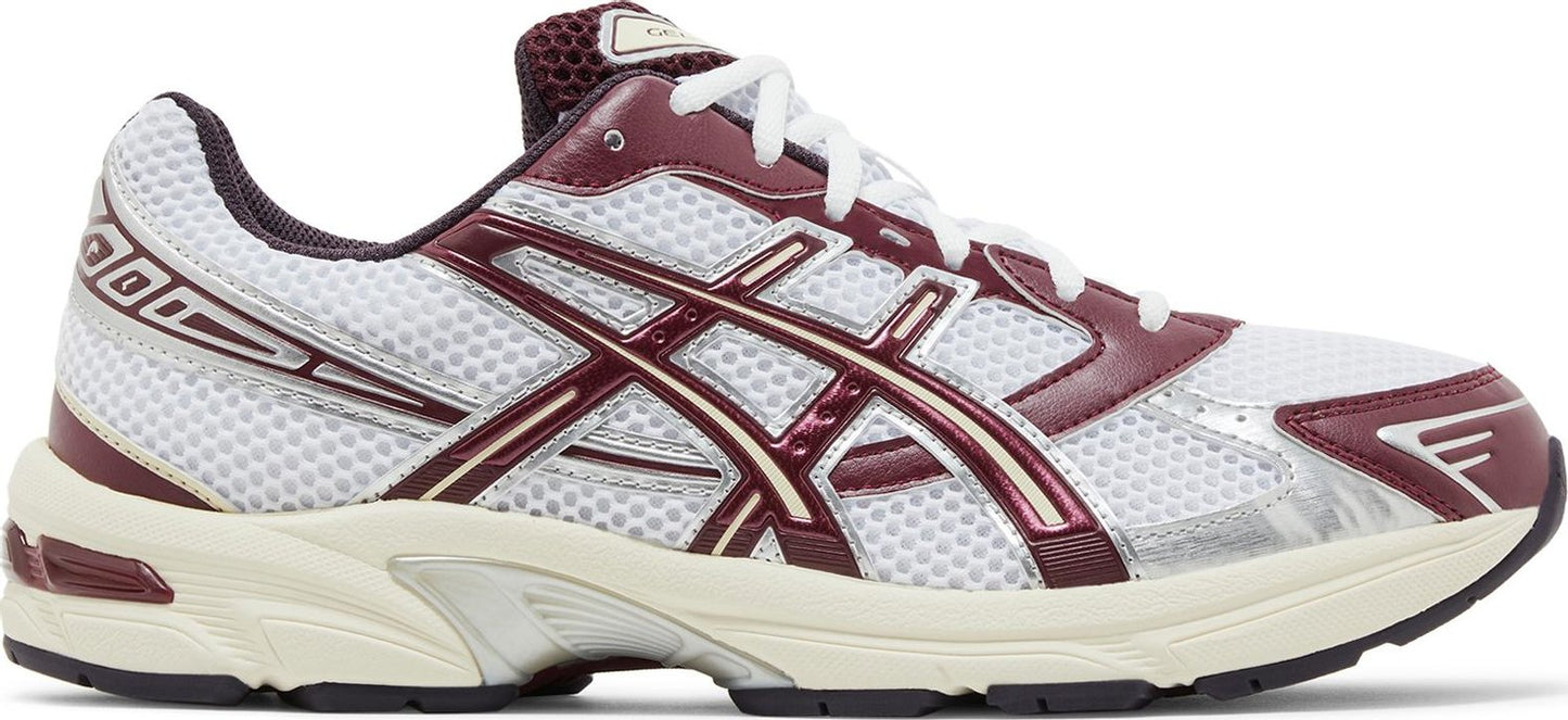 ASICS Gel-1130 White Maroon Banner