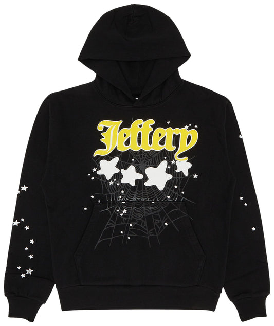 Sp5der Jeffery Hoodie Black