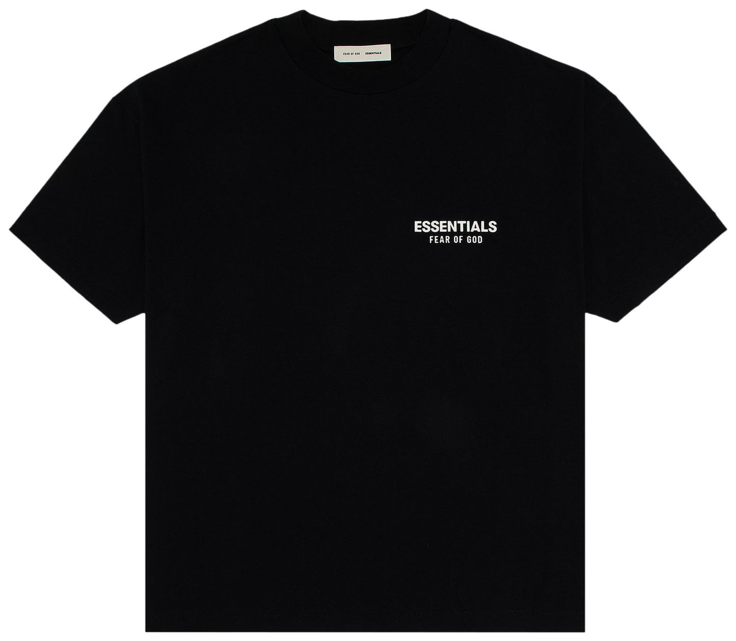 Fear of God Essentials Jersey Tee Jet Black SS25