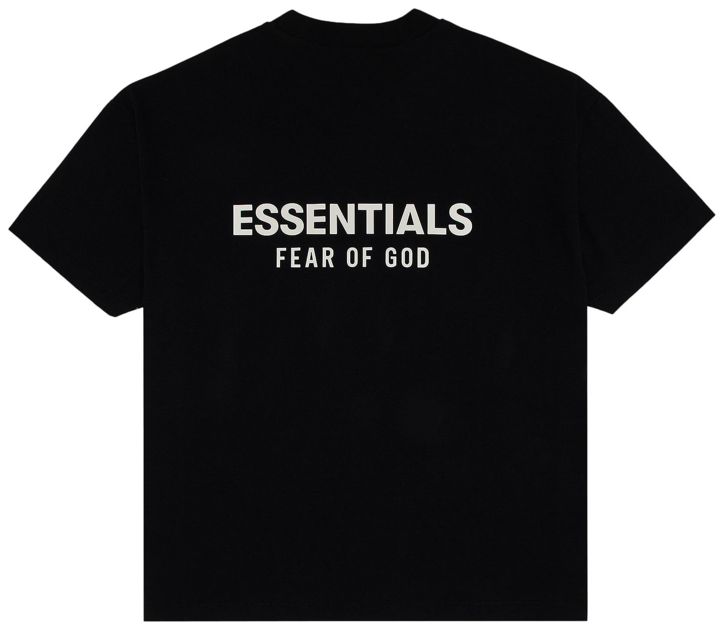 Fear of God Essentials Jersey Tee Jet Black SS25