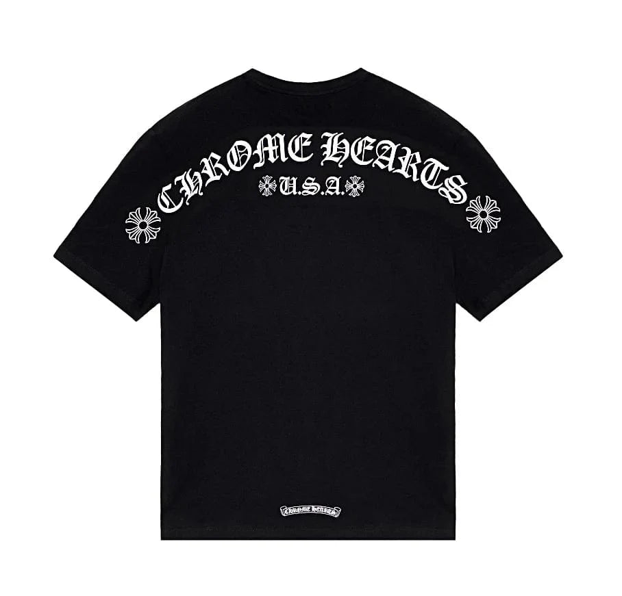 Chrome Hearts USA Script Pocket Tee Black