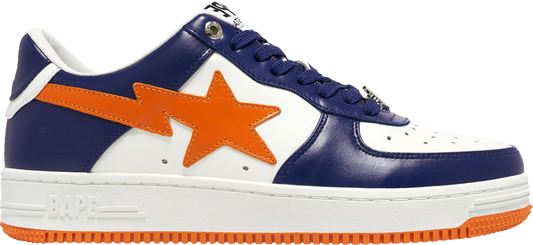 A Bathing Ape Bape Sta Low Orange Dark Blue