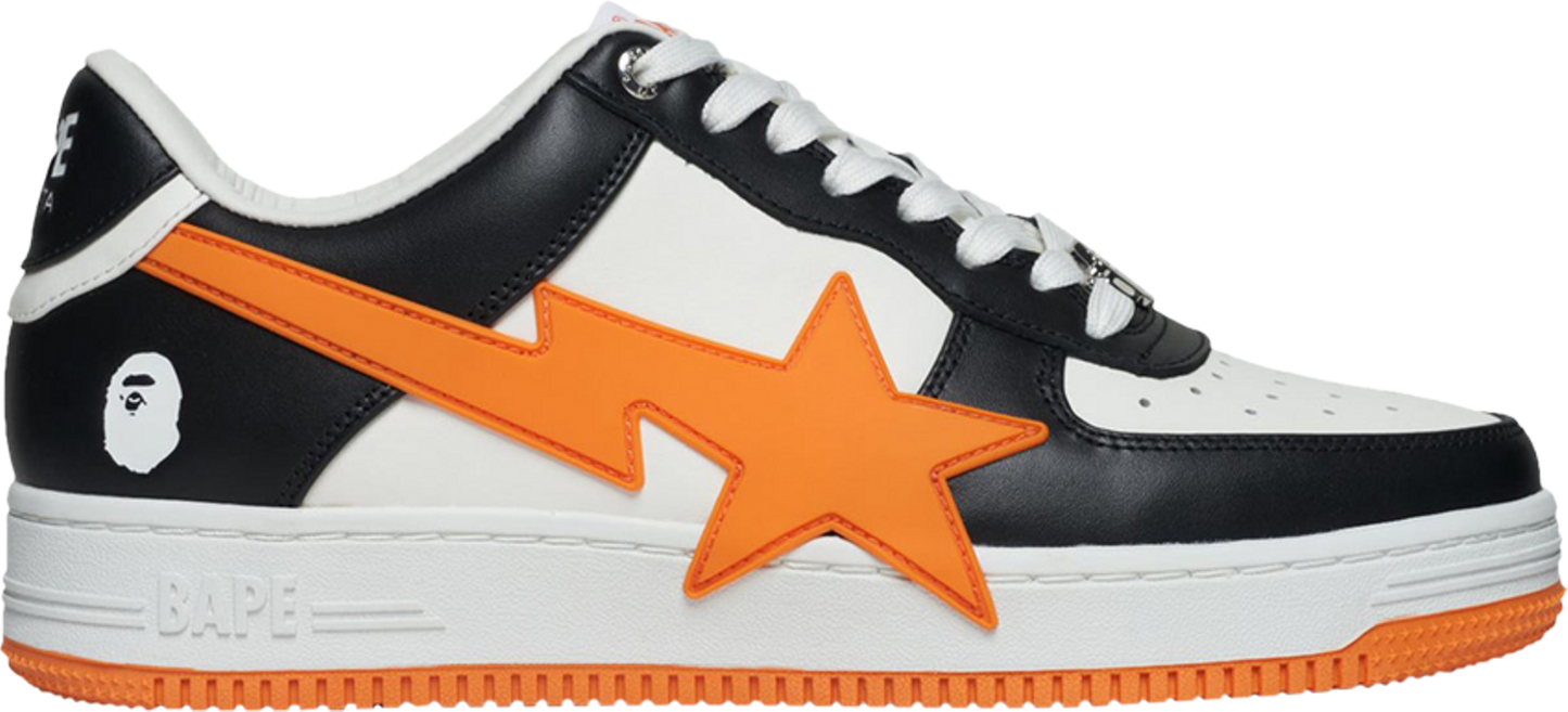 A Bathing Ape Bape Sta Low Orange Black