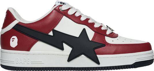 A Bathing Ape Bape Sta Low Black Burgundy