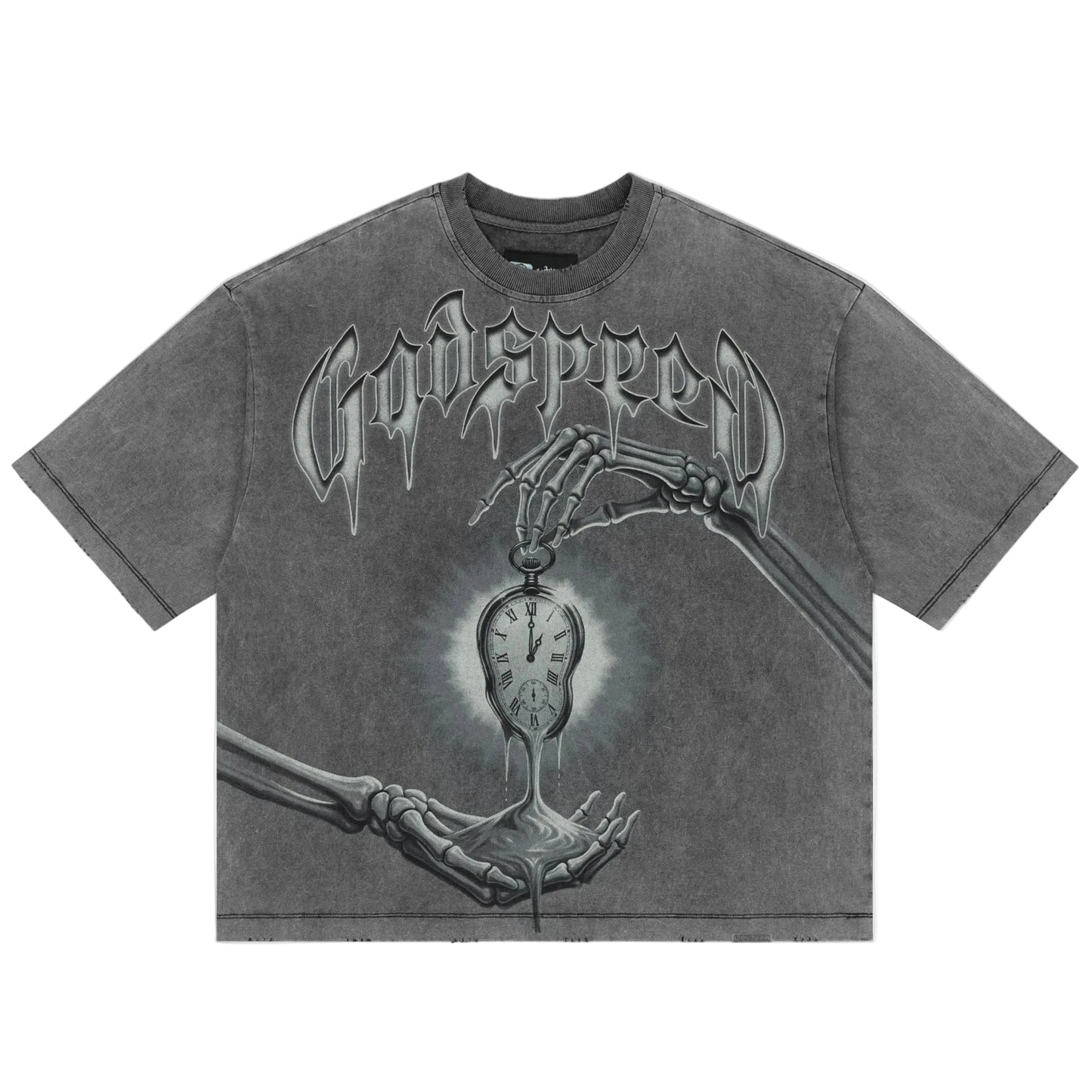 Godspeed Borrowed Time Tee Washed Grey