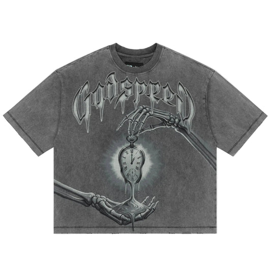 Godspeed Borrowed Time Tee Washed Grey