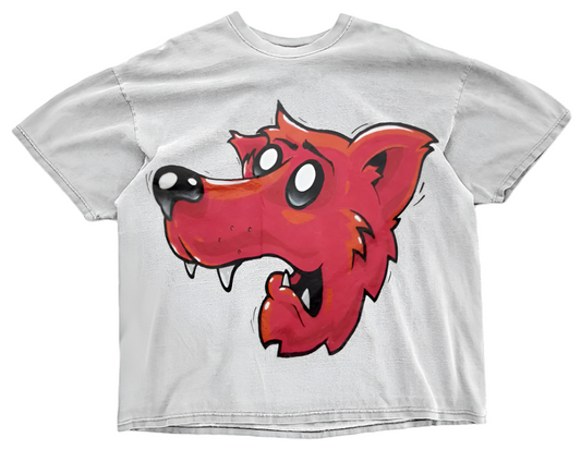 Billionaire Studios Red Firefox Tee White