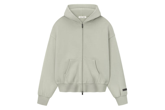 Fear of God Essentials Zip Up Hoodie Abbey Stone