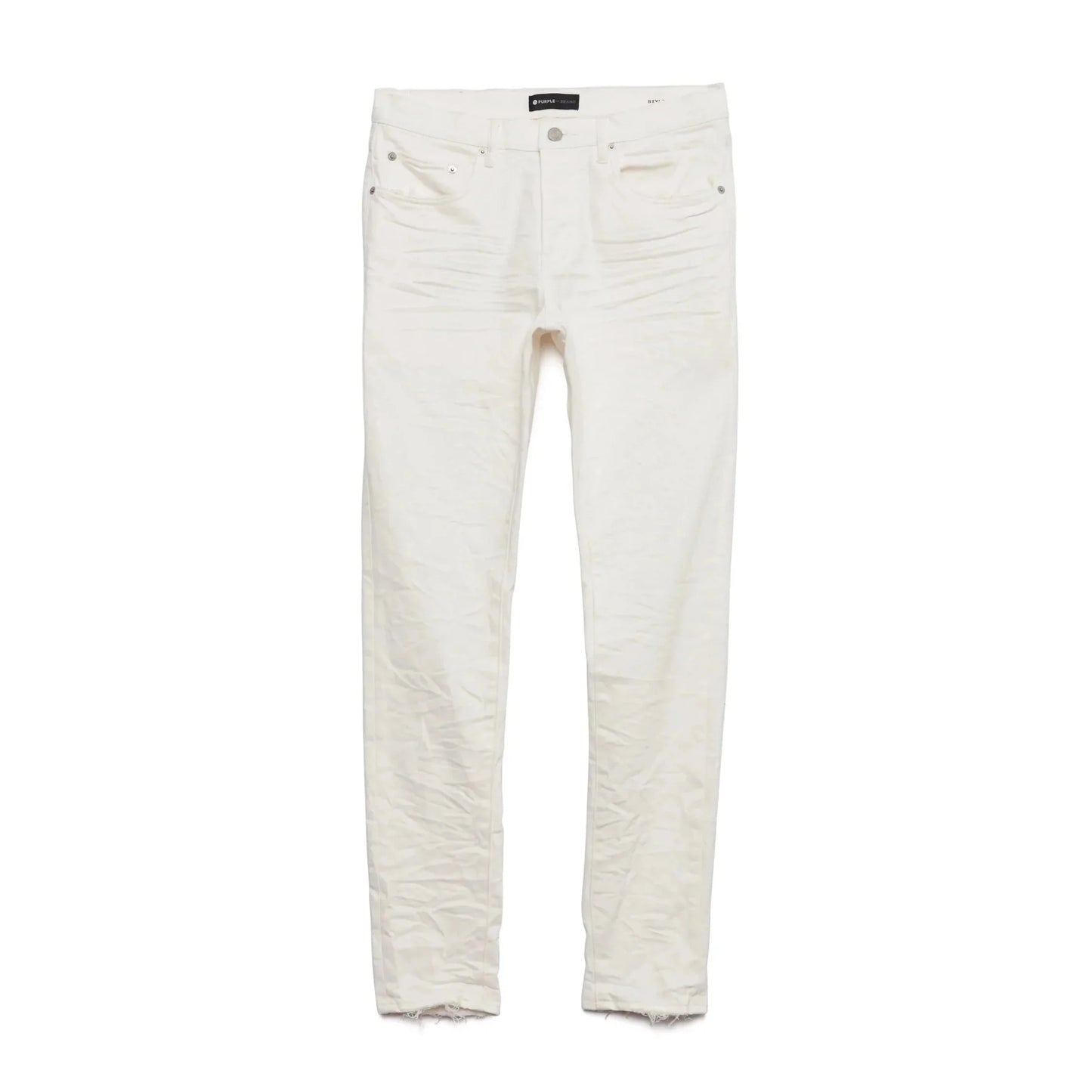 Purple Brand Skinny Optic White Jeans