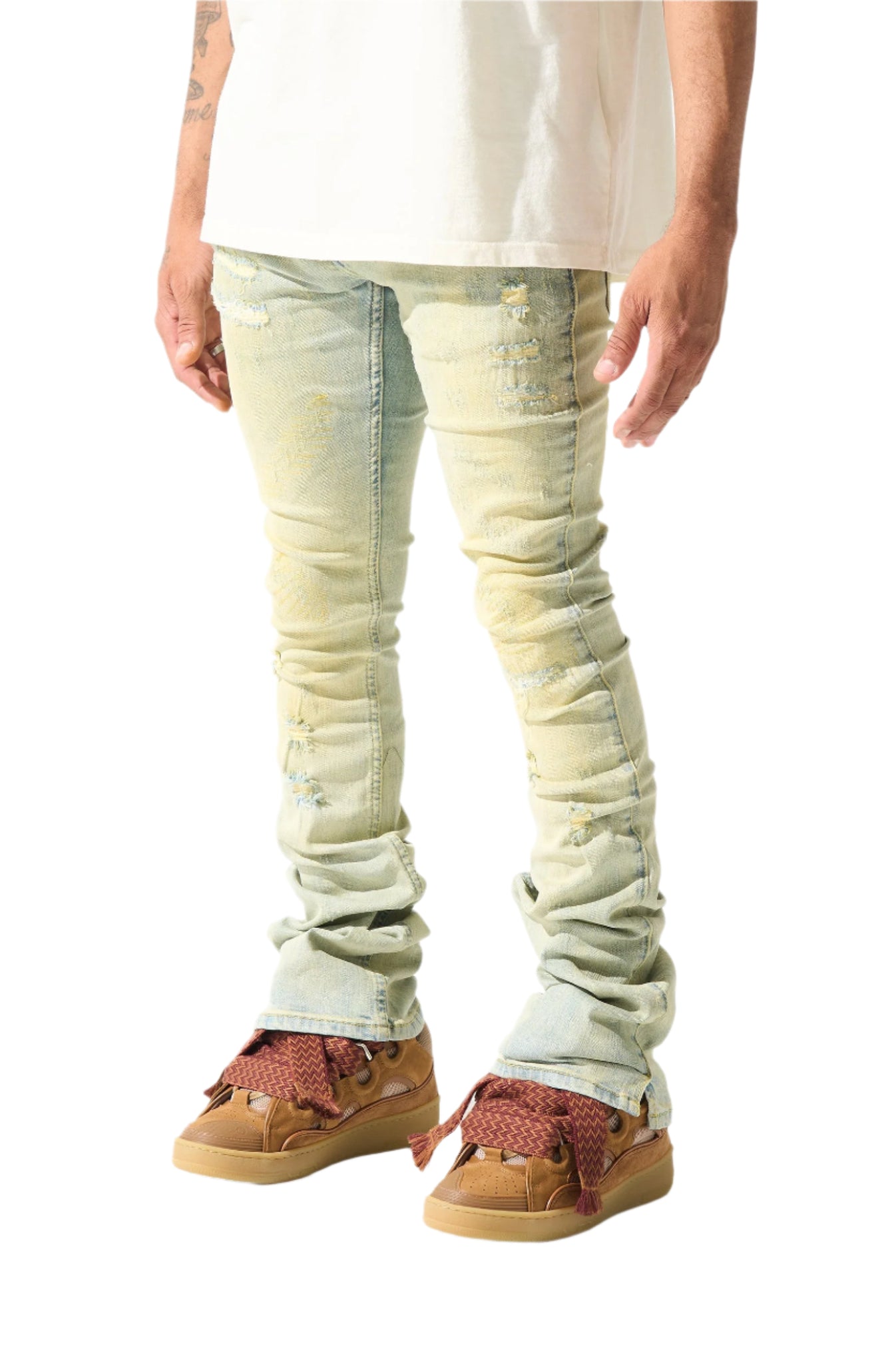 SERENEDE Tierra Stacked Jeans Vintage Blue