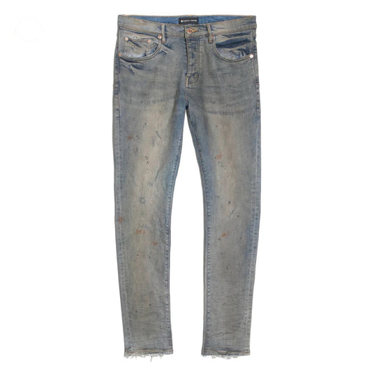 Purple Brand Indigo Oil Repair Jeans