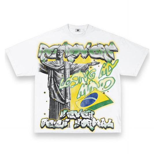 Retrovert Brazil Tee White