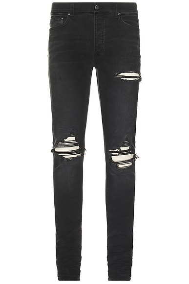 Amiri MX1 Boucle Aged Black Jeans