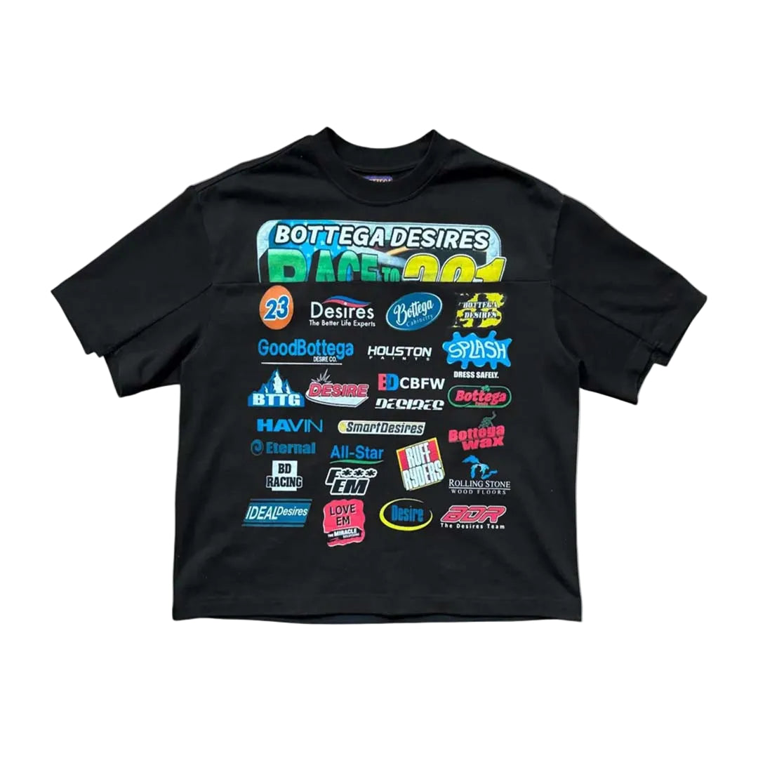 Bottega Desires OG Race Tee Black