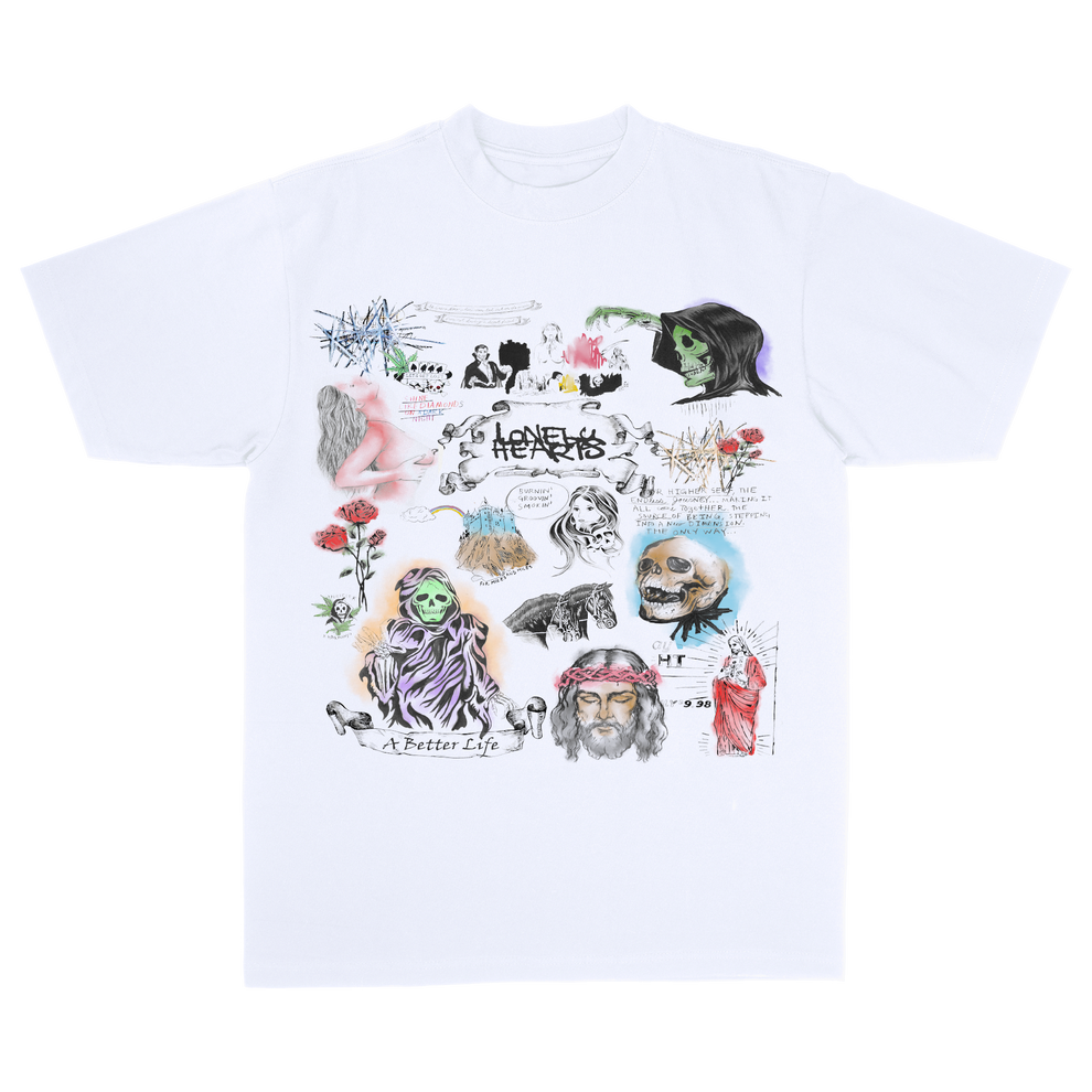 LHC A Better Life Tee White