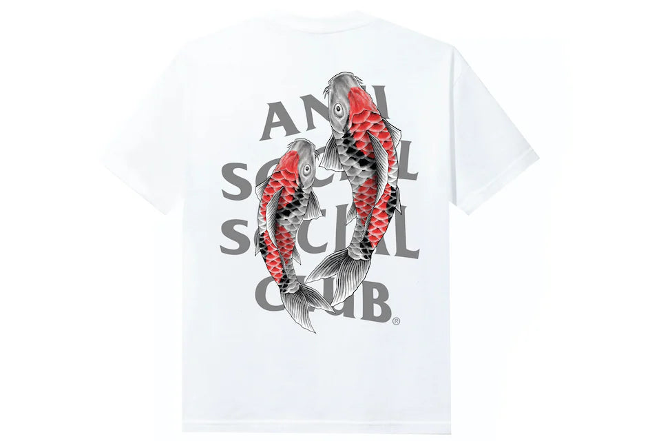 Anti Social Social Club Koi Garden 3M Tee White