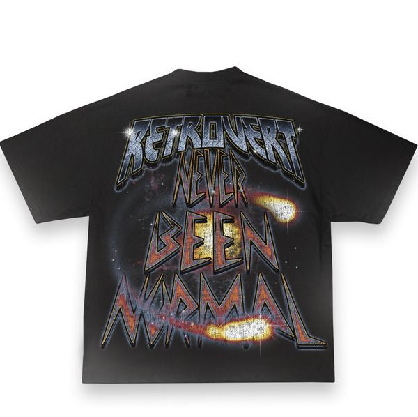 Retrovert Smiley NBN Tee Black