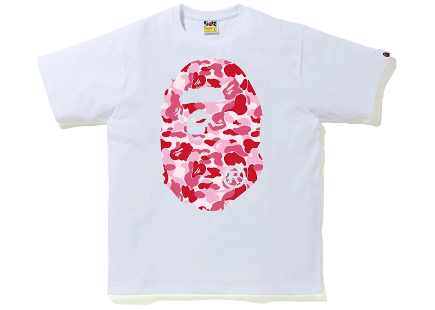 BAPE Pink Camo Big Ape Head White