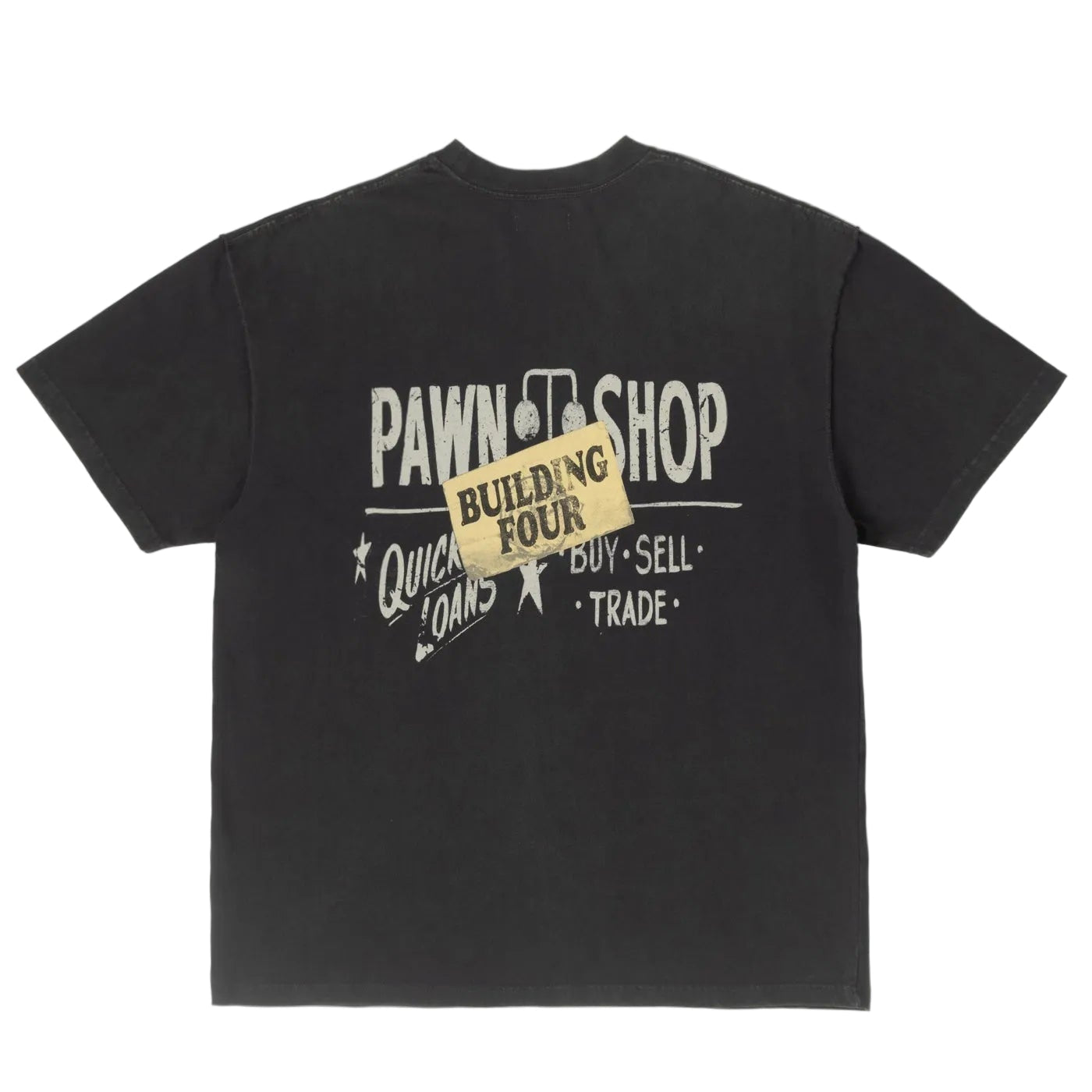 BLDG4 Pawn Shop Quick Loans Tee Black
