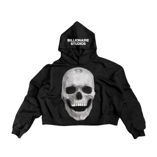 Billionaire Studios Skully Hoodie Black