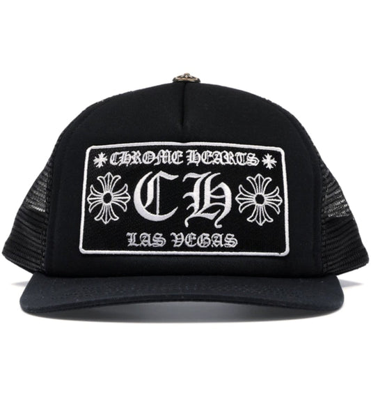 Chrome Hearts Las Vegas Trucker Hat Black