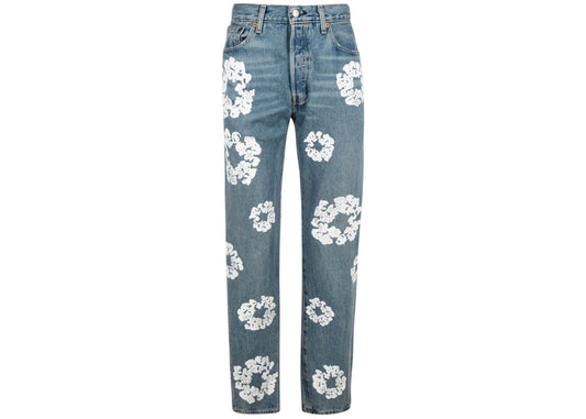 Denim Tears x Levi's Cotton Wreath Jean Light Wash