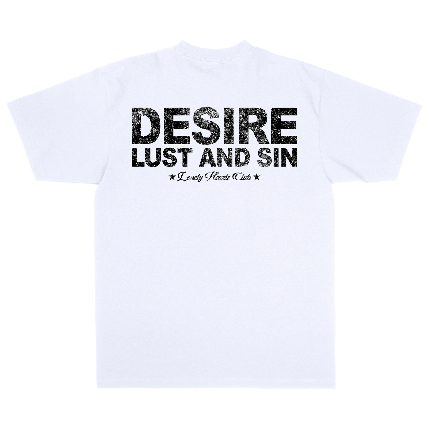 LHC Desire Lust and Sin Tee White