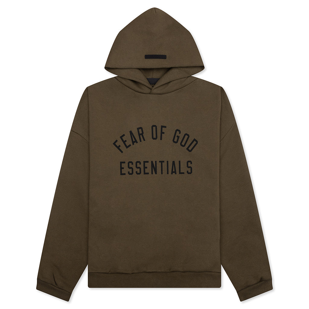 Fear of God Essentials Fleece Hoodie Olive