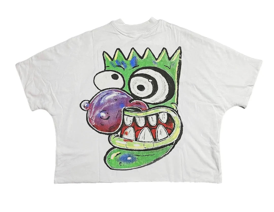 Billionaire Studios Hypno Eggplant Tee White