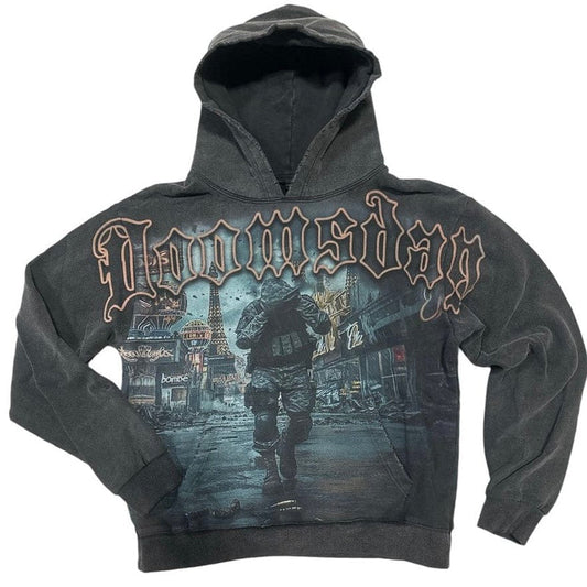 Concept LA Doomsday Hoodie Washed Black