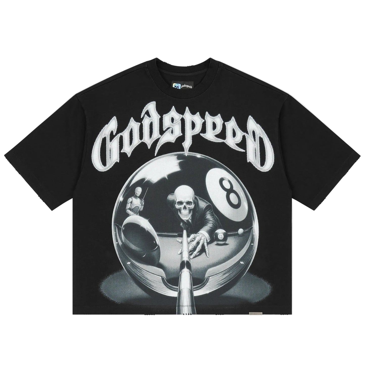 Godspeed 8 Ball Pool Table Tee Black