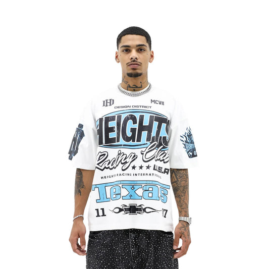 Heights District 07 Racing Club Tee White