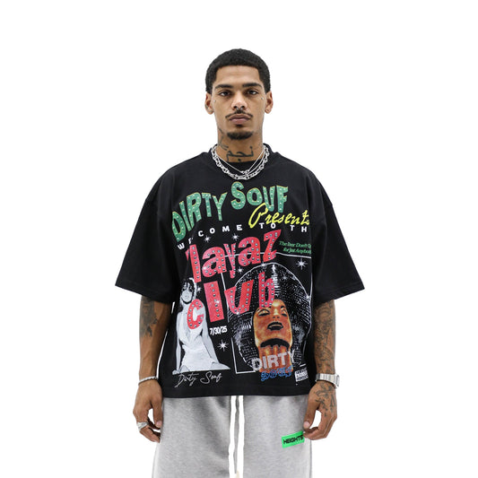 Heights District Playaz Club Tee Black