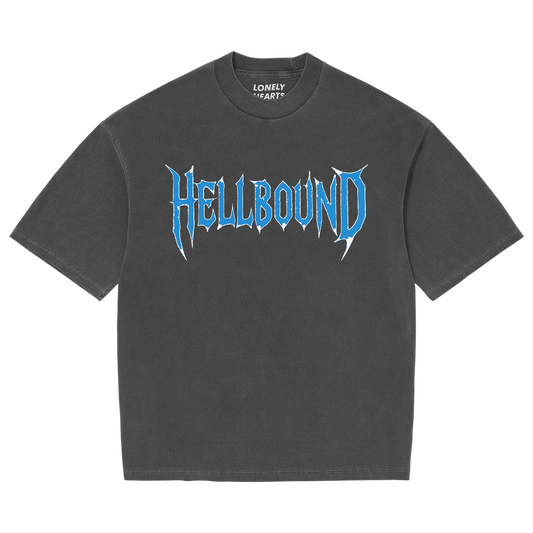 LHC Hellbound Skull Tee Charcoal Grey