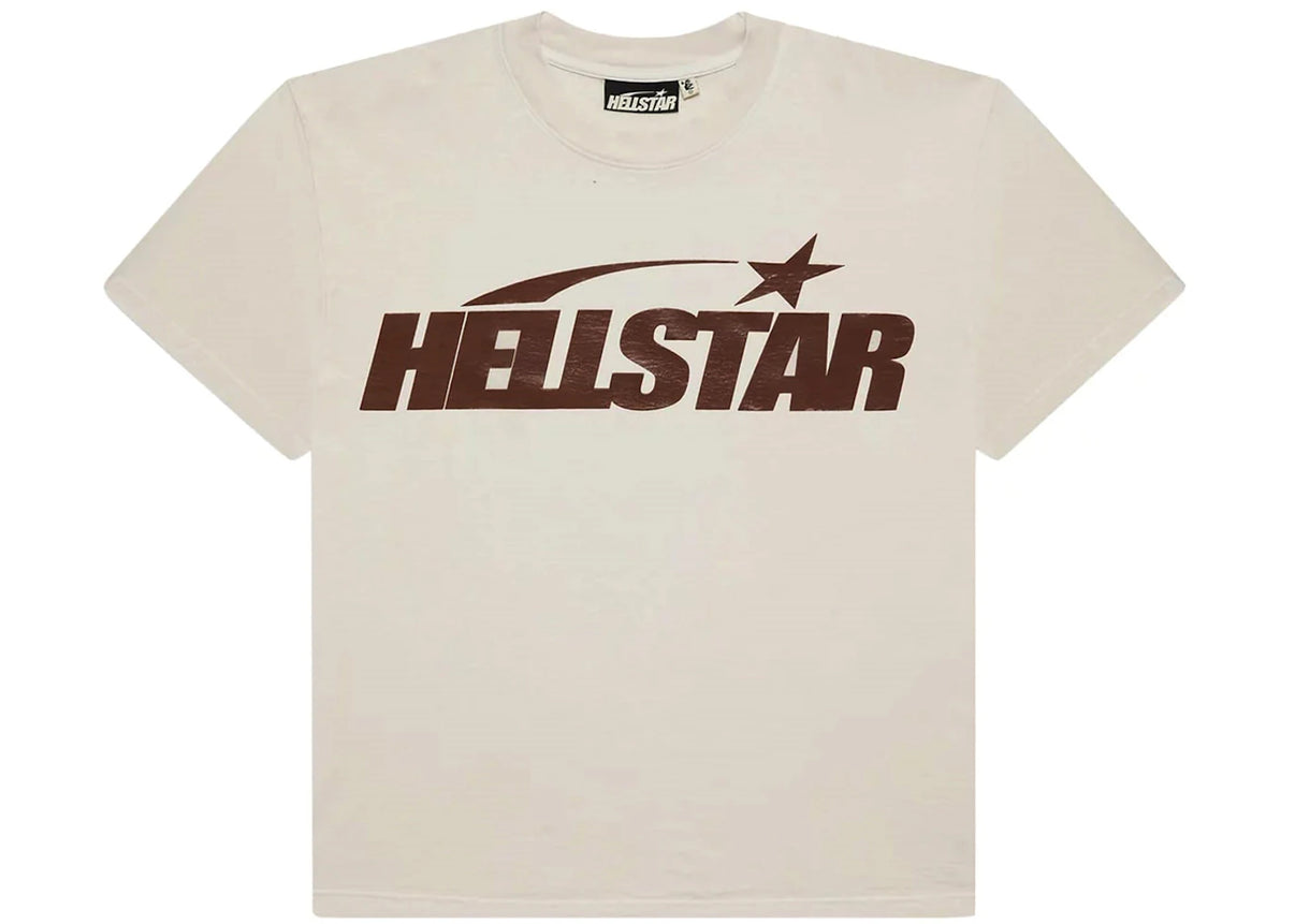 Hellstar Classic Tee (Gel Print) Brown White