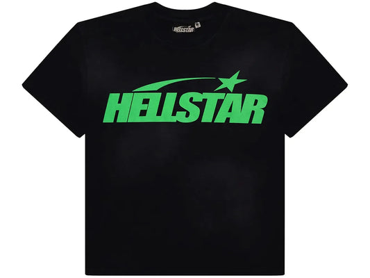 Hellstar Classic Tee (Regular Print) Green Black