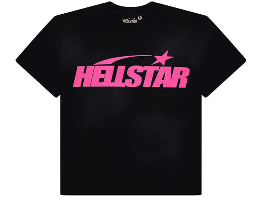 Hellstar Classic Tee (Regular Print) Pink Black