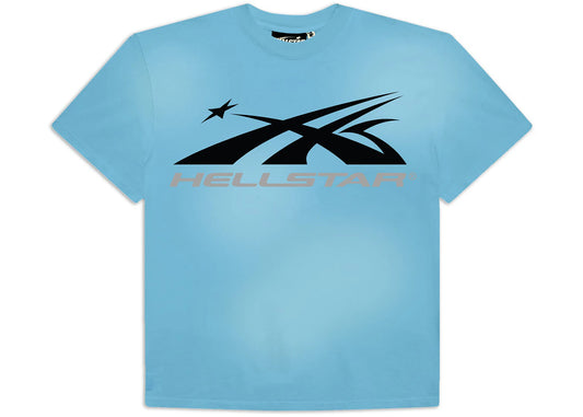 Hellstar Core Gel Logo Tee Light Blue