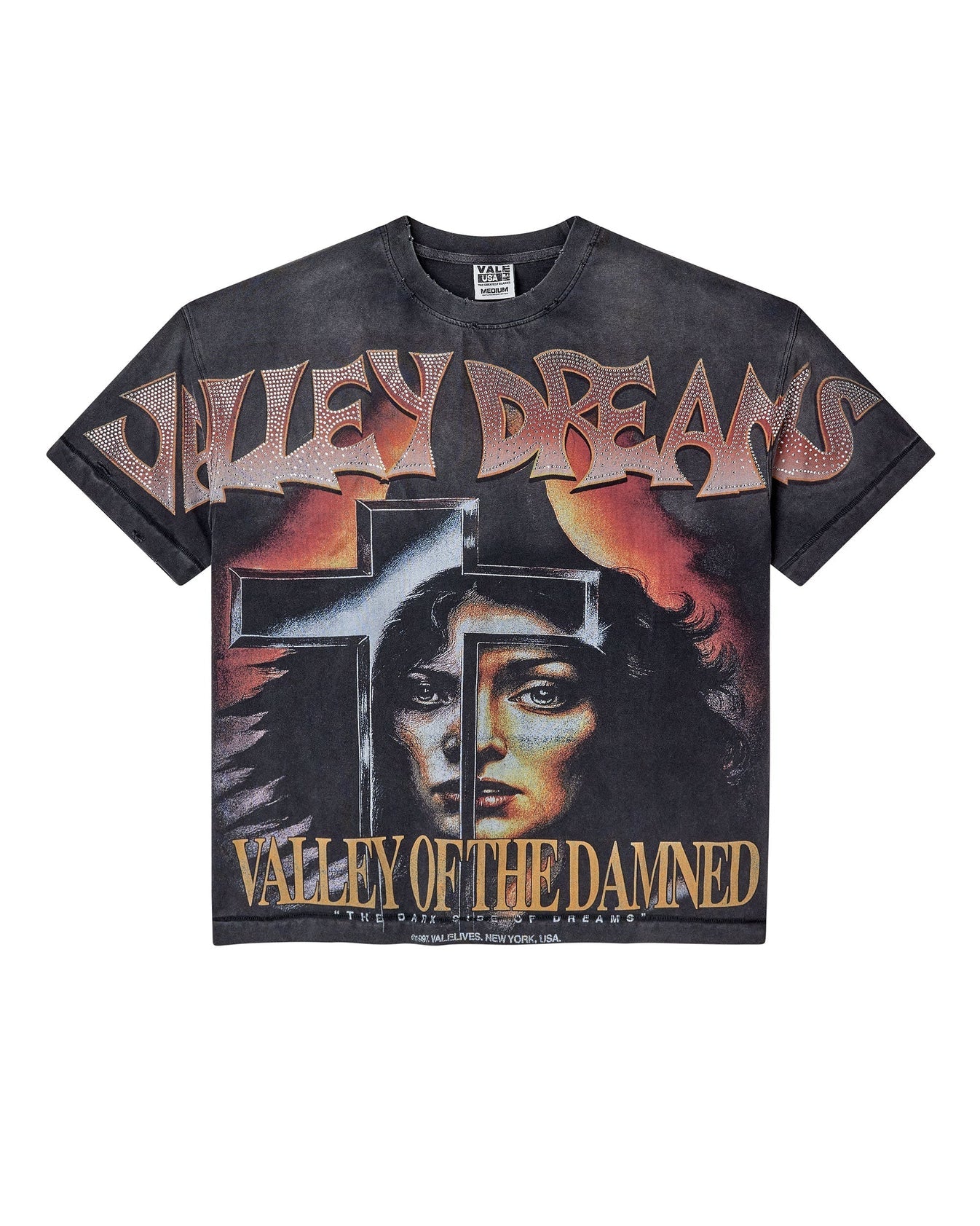 VALE Forever Damned Bling Tee Black