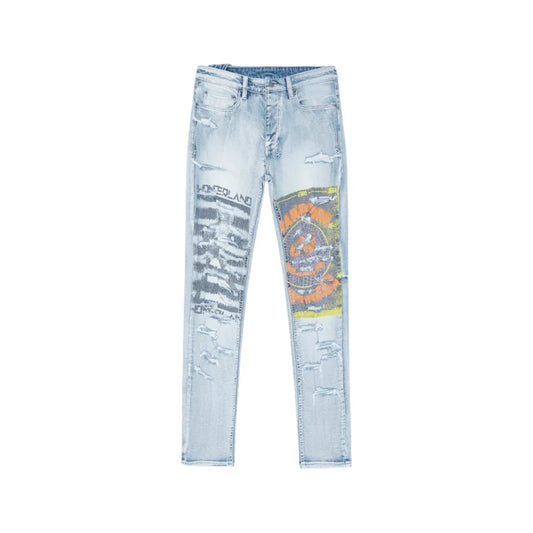 Ksubi Chitch Hardcore Phase Out Skinny Blue Jeans