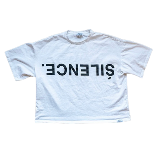 SILENCE Brent Faiyaz Tee White