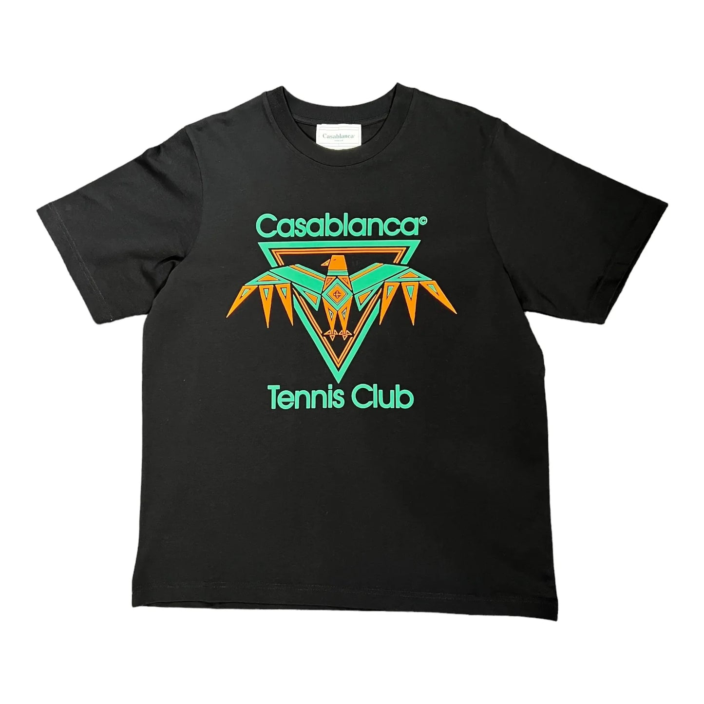 Casablanca Tennis Club Playful Eagle Tee Black