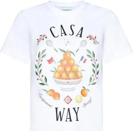 Casablanca Casa Way Logo Tee White