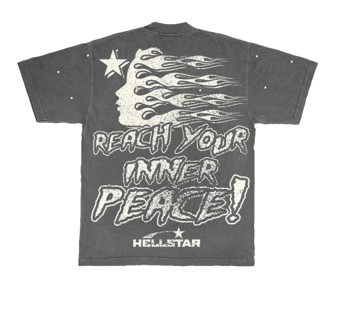 Hellstar Inner Peace Tee Grey