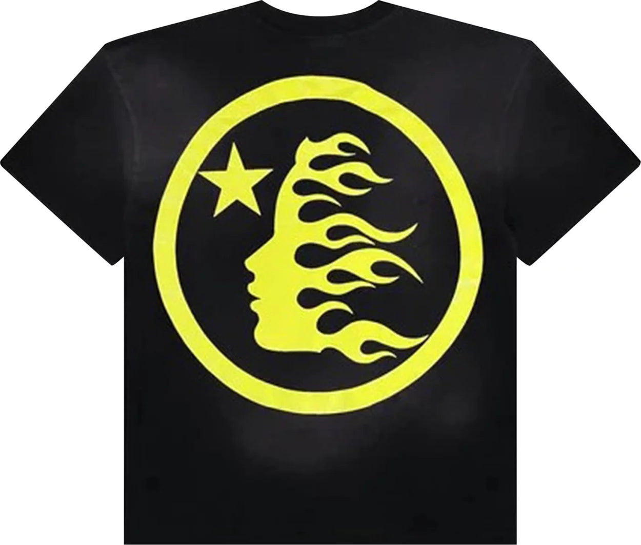 Hellstar Core Gel Logo Tee Yellow Black