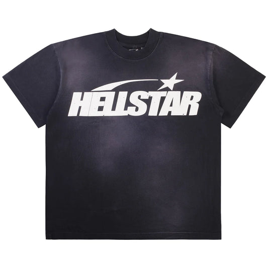 Hellstar Classic Tee (Regular Print) Washed Black