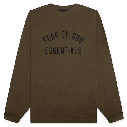 Fear of God Essentials Long Sleeve Tee Olive