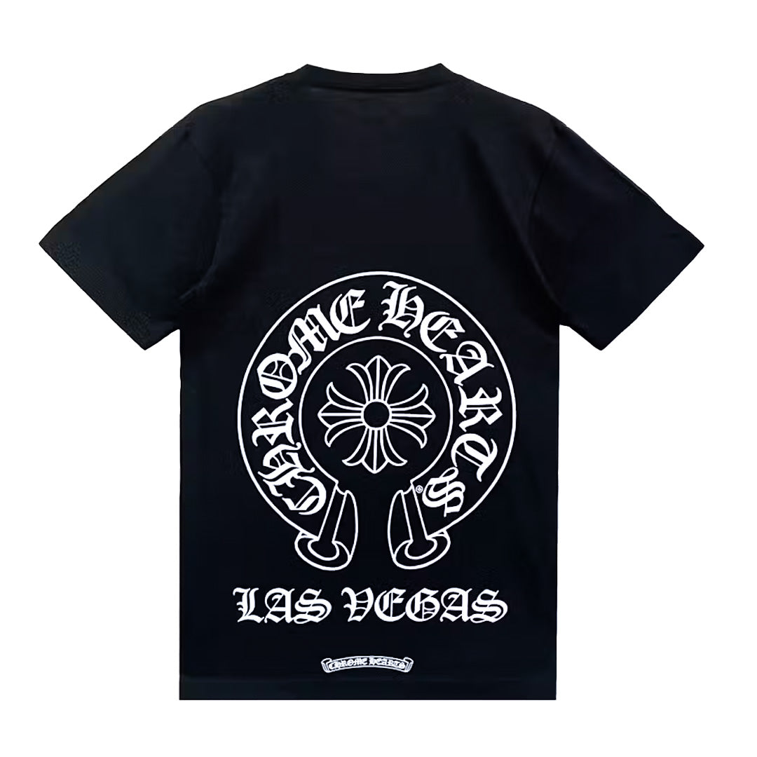 Chrome Hearts Las Vegas Exclusive Horseshoe Tee Black