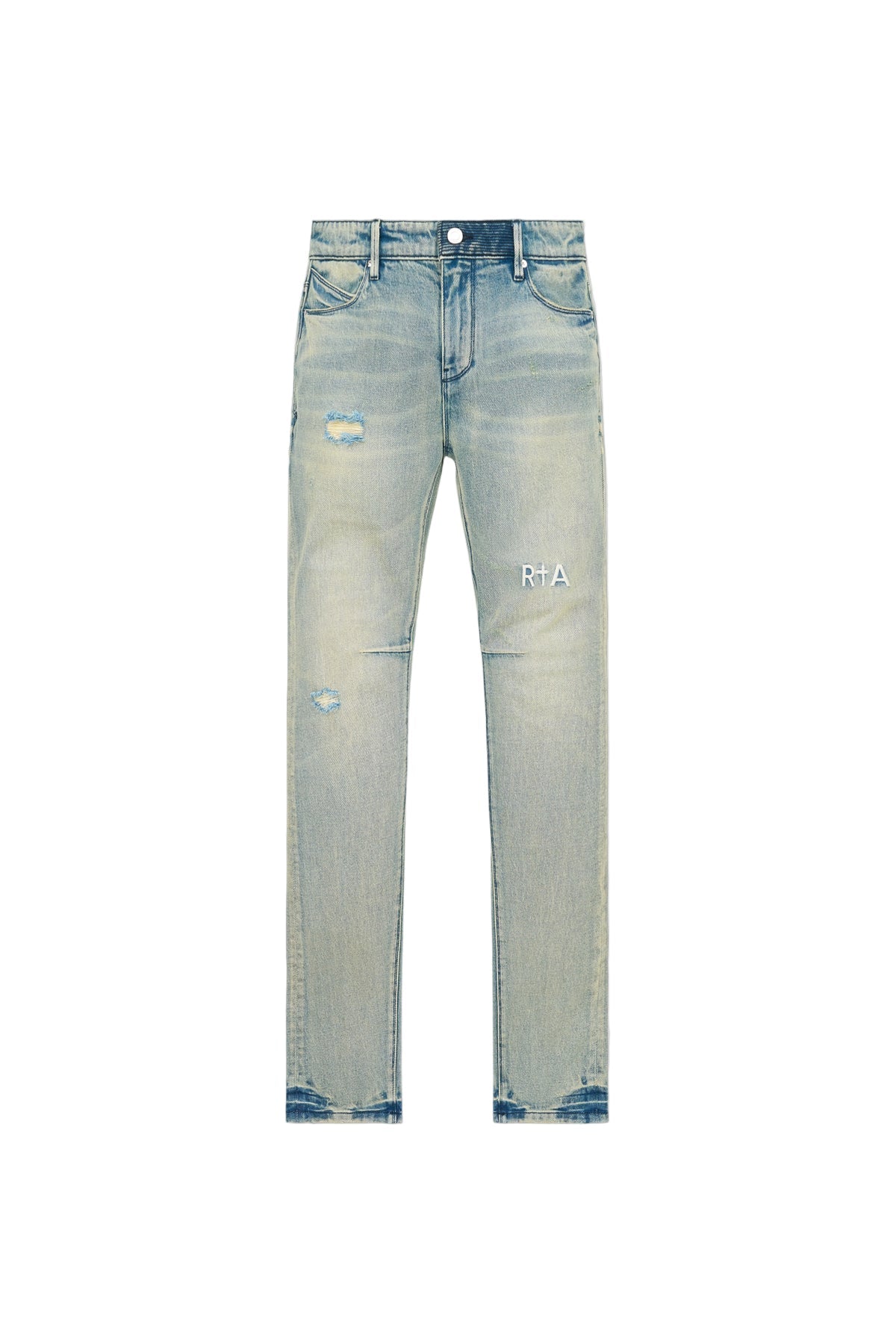 RTA Clayton Distressed Ocean Shade Blue Jeans